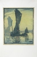 Парусники Литография (начало XX века), Польша артикул 5130b.