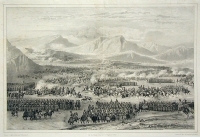Bataille De Kainly Литография (первая половина XIX века), Франция артикул 5151b.